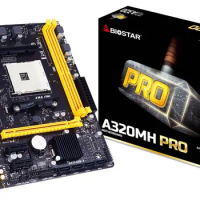 Full new Biostar A320MH PRO A320 Chipset AM4 Interface Desktop PC Motherboard Micro-ATX