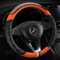 (6 màu)Bọc vô lăng da -L06 phối vân carbon cao cấp phù hợp với xe 4-7 chỗ