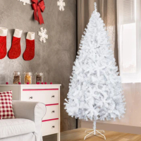 6FT Iron Leg White Christmas Tree with 1000 Branches--Substitution code:89110118