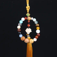 Eighteen Seed Bodhi Hanging Decoration Beads Beads 18-Seed Bodhi Car Hanging Bodhi Ornament Gift