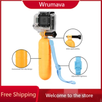 For GoPro Accessories Yellow Floating Grip Monopod Handle Tripod For Go pro Hero 9 8 7 6 for Xiaomi for Yi 4k For DJI Osmo N257