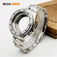 42mm SKX007 Watch Case and Strap Set Fit for NH35 NH36 4R Movement Sapphire Glass Seiko SKX007 SRPD Watch Case and Bracelet