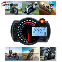 Universal KOSO LCD Digital Speedometer Motorcycle 7 Colors Dashboard RX2N Odometer Meter Instrument 