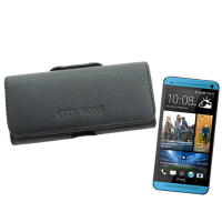 City boss HTC NEW ONE /X920D 皮橫式腰掛保護皮套