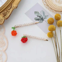 Cost-Effective Ready Stock muslimah fshion hajab pin hair clip Pearl Hair pin Rhinestone Bangs Clip