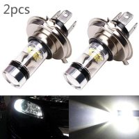 2*Car H4 8000K High/Low Beam 20-LED Fog Light Driving DRL Bulb White Lamp Fog Lamp Driving Light For Auto Car Accessory