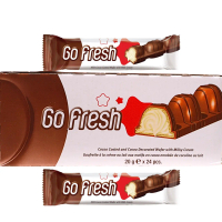 Go Fresh Cocao Wafer With Milky Cream 20g {6pcs, 12pcs, 24pc}
