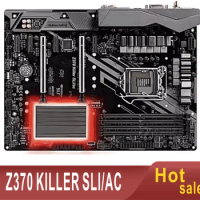 Z370 KILLER SLI/AC Motherboard 64GB Support 8th Generation CPU LGA 1151 DDR4 Z370 Mainboard 100% Tested Fully Work
