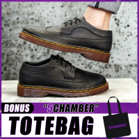 5CHAMBER Smith - Sepatu Pantofel Pria Kasual Docmart Wingtip Kerja Sekolah Acara