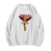 NIRVANA SWEATER SWITER CREWNECK PRIA WANITA OVERSIZE Size M-XXL ANAIRA