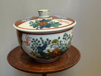 日本中古九谷燒莊三蓋杯茶杯家用辦公室客廳茶室茶具文玩古董收藏