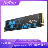 Netac NV3000 M2 SSD NVMe 3500MB/s M.2 2280 PCIe3.0 250GB 500GB 1TB 2TB Internal Solid State Drive for Laptop Desktop Motherboard