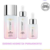 Loreal Paris Glycolic Bright Peeling Toner dan Serum - Skin Brightening Serum 15ml