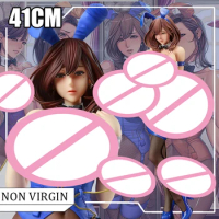 41CM Anime Girl Figure Native Binding Non Virgin Bunny Ver 1/4 Scale Figure Collectible Model Adult Model Doll Toys