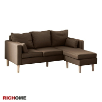 RICHOME 經典款L型沙發組 4色可選 布沙發 L型沙發 多人沙發 CH1023