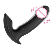 Wearable Dildo Vibrator Prostate Massager Anal Plug Vibrator G Spot Clitoris Stimulator Vibrating Panties Sex Toys For Women Men