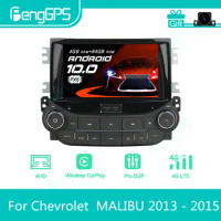 For Chevrolet MALIBU 2013 - 2015 Android Car Radio Stereo Multimedia Player 2 Din Autoradio GPS Navigation PX6 Unit Screen