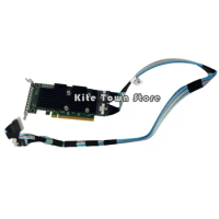 SSD NVMe PCIe Extender Expansion Card for Dell PowerEdge R740xd Server CDC7W w/ Cable