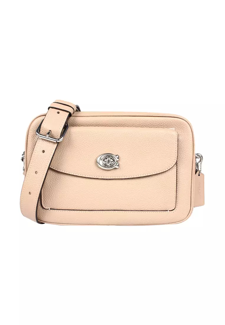 Coach taupe store cassie