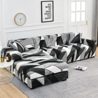 Corner Sofa Covers for Living Room Elastic Slipcovers Cushion Cover Stretch Sofa L Shape Chaise Longue Cover Sofa Fundas Sofa