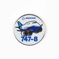 Boeing 747 Pudgy Pin Original Merchandise
