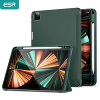 ESR for iPad Pro 11 Case 2021 Pencil Cases for iPad Air 5 4 iPad 9 8 7 Pro 12.9 Smart Cover for iPad Pro 2021 Pencil Case 2022