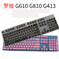 For Logitech G610 G810 G213 G413 G613 G512 K840 backlit game mechanical keyboard protector button dust cover Protective skin