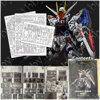 for MGSD Master Grade SD Freedom Mobile Suit SEED ZGMF-X20A Pre-Cut Masking Tape Sheets Foil Sticker Colored Guide Instructions