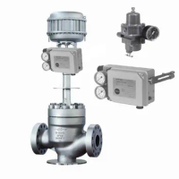 Flow Control Valve With High Accuracy Samson 4763 Positioner And Filter Regulator