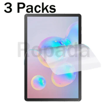 3 Packs soft PET screen protector for Samsung galaxy tab S6 10.5 SM-T860 SM-T865 protective tablet film
