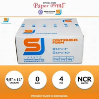 SJ Orange Kertas Continuous Form 4PLY NCR 9,5" x 11"