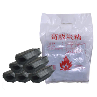 【露營中毒本鋪】佶安佳高級碳精炭精-1KG袋裝(精煉炭 炭精 碳精 木炭 燒烤 炭精)