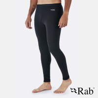 【英國RAB】 Power Stretch Pro Pants 保暖排汗內搭褲 男款 黑色 #QFE40