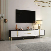 Floor Luxury Console TV Cabinet Coffee Nordic Minimalist Living Room TV Stand Bookshelf Wall Mount Cajonera Unique Furniture GM