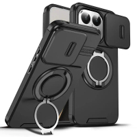 Ốp lưng vòng đỡ nam châm chịu lực cao cho Redmi K90 Pro Max và Redmi K80 Pro 5G, chất liệu PC + TPU,