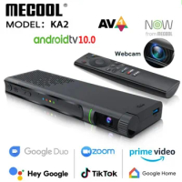 [Genuine]Mecool KA2 Android TV With Camera Amlogic S905X4 Android10 4GB 64GB 4K 2.4G&amp;5G Video Calling With Media Receiver TV Box