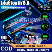 PROMO NIH BRO..? Headset bluetooth tws f9 Earfun【Kapal Dari Jakarta COD】Headset Bluetooth full bass 