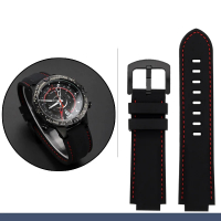 For Timex E-tide Compass T2N720 T2N721 TW2T76300 Mens waterproof soft Silicone Rubber Watchband stra