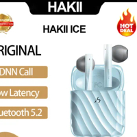 New HAKII ICE Earphone True Wireless Bluetooh 5.2 Waterproof Sport Headset Noise Cancelling Earbuds for Xiaomi,Andorid,iphone