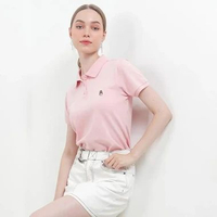 Hush Puppies Kaos Polo Wanita Ardyne Polo Pink L Pink
