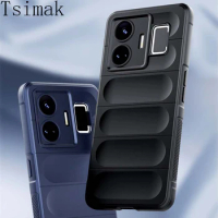 Shockproof Case For Realme GT Neo 5 2 Pro 3T GT3 Neo5 240W Liquid Silicone Back Phone Cover for OPPO Reno 10 Pro A18 A38 A58 A78