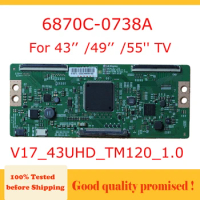 6870C-0738A Original Sony T-con Board 6870C 0738A for TV 43'' 49'' 55'' Logic Board V17_43UHD_TM120_1.0 6871L-5203C 6870C 0738A