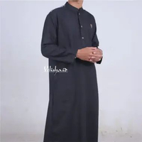 ZS - Baju Jubah Gamis Muslim Pria Dewasa Remaja Lengan Panjang Model Kancing - Gamis Laki LakiTerbar