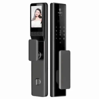 3D face recognition door lock peephole intelligent Keyless Tuya wifi digital fingerprint smart door lock with camera