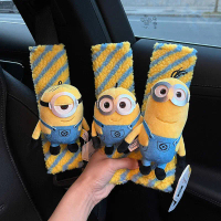 ตุ๊กตา Minions Universal Studios ของแท้ Universal เข็มขัดนิรภัยรถยนต์ แผ่นรองไหล่ ตุ๊กตาหมีทิม ของขว