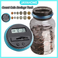 LCD Display MYR Counting Malaysian Ringgit Syiling Coin Piggy Bank Coin Storage Box Electronic Digit