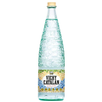 【Vichy Catalan 維奇嘉泰蘭】西班牙維奇嘉泰蘭氣泡礦泉水 1000mlx12入(德國侍水師推薦100%全天然氣泡水)