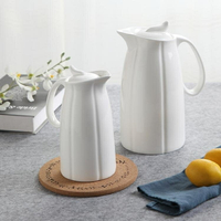 水具套裝創意家用陶瓷冷水壺客廳涼水杯l歐式茶杯茶壺熱水大容量  居家物語