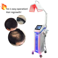 5 In1professional 650nm Diode Laser Anti Hair Loss Treatment Hair Massager Follicle Detection Analyse Hair Growth Laser Machine