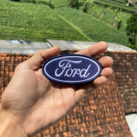 Emblem Patch Bordir Ford oval Super premium